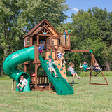 Skyfort Cedar Swing Set With Tube