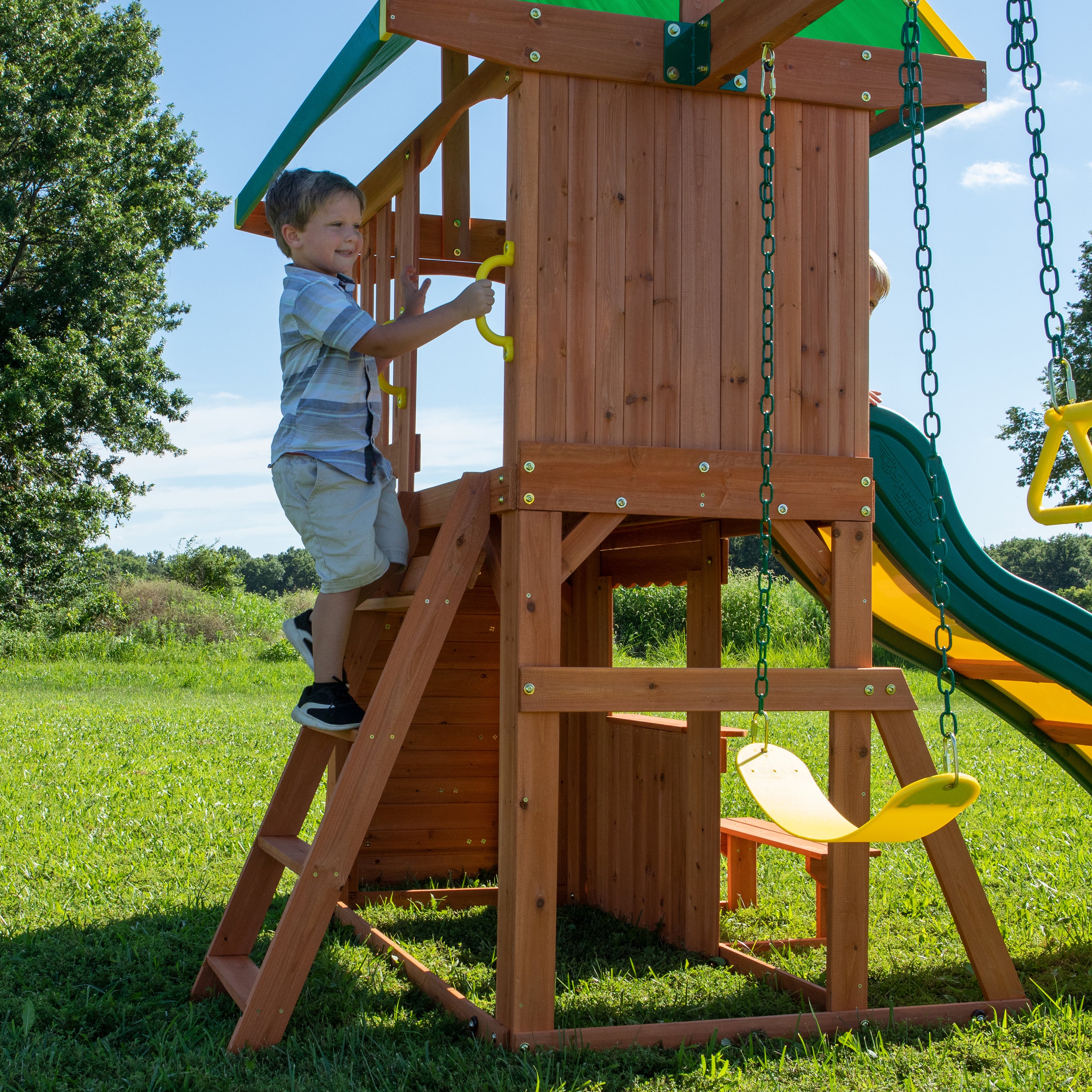 Playground Equipment Somerset Wooden Swing Set Somerset