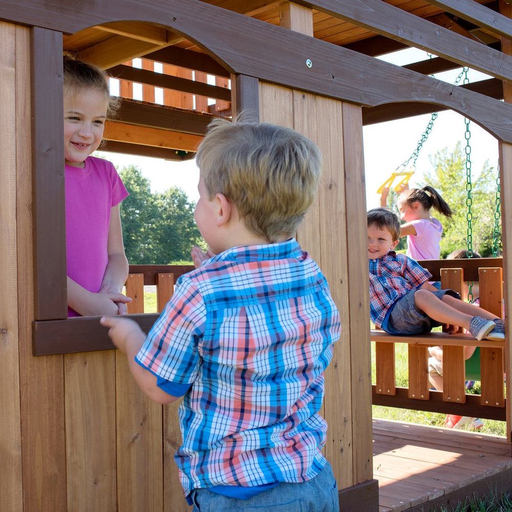 Woodridge Cedar Swing Set